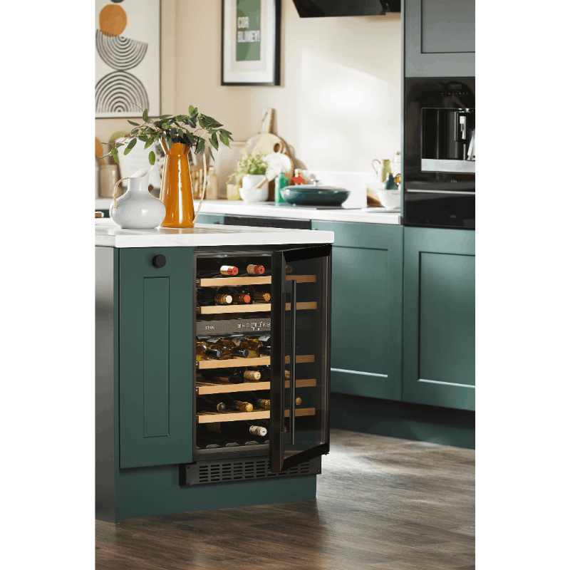 CDA Wine Cooler - 45 bottles - Dual Zone - FWC604BL