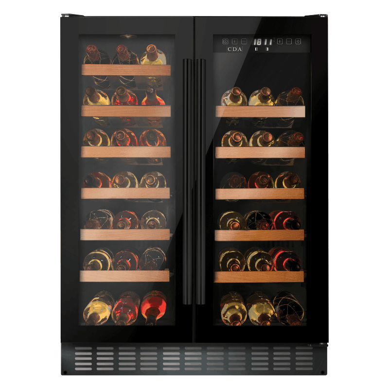 CDA Wine Cooler - 40 bottles - Dual Zone - FWC624BL