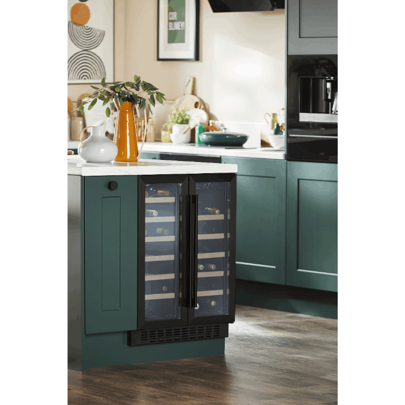 CDA Wine Cooler - 40 bottles - Dual Zone - FWC624BL