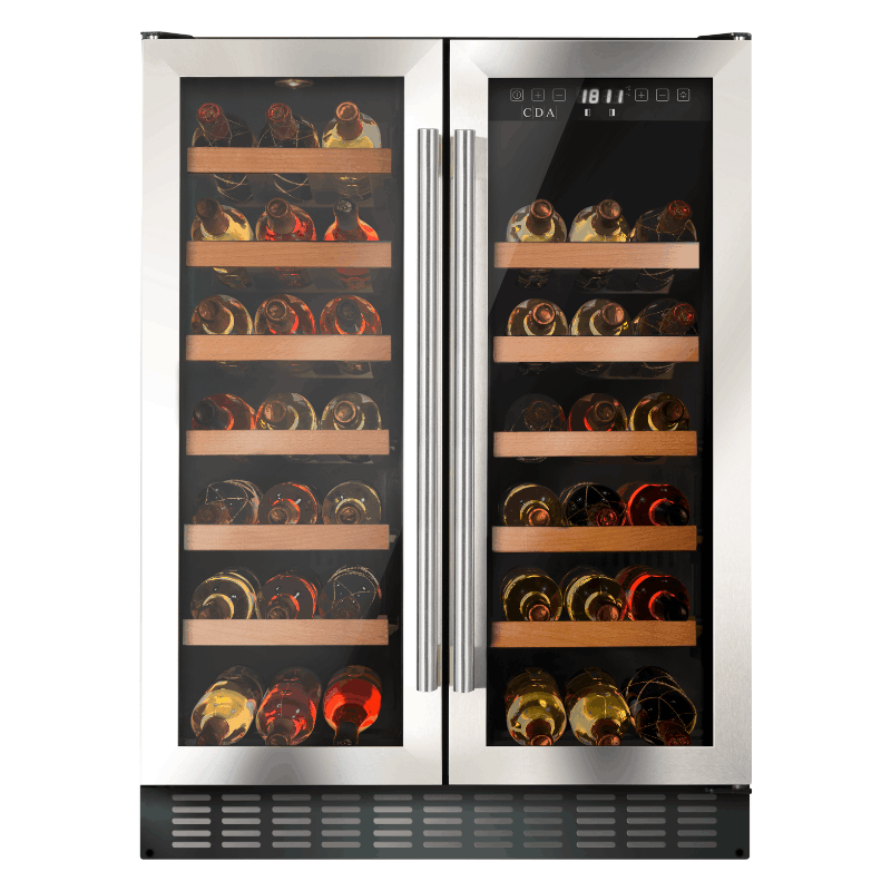 CDA Wine Cooler - 40 bottles - Dual Zone - FWC624SS